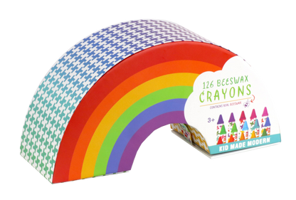 126 Rainbow Crayons Set