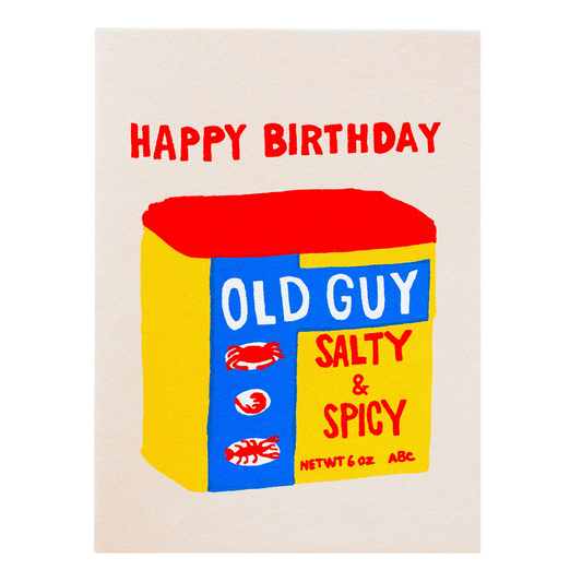 Happy Birthday Old Guy Card