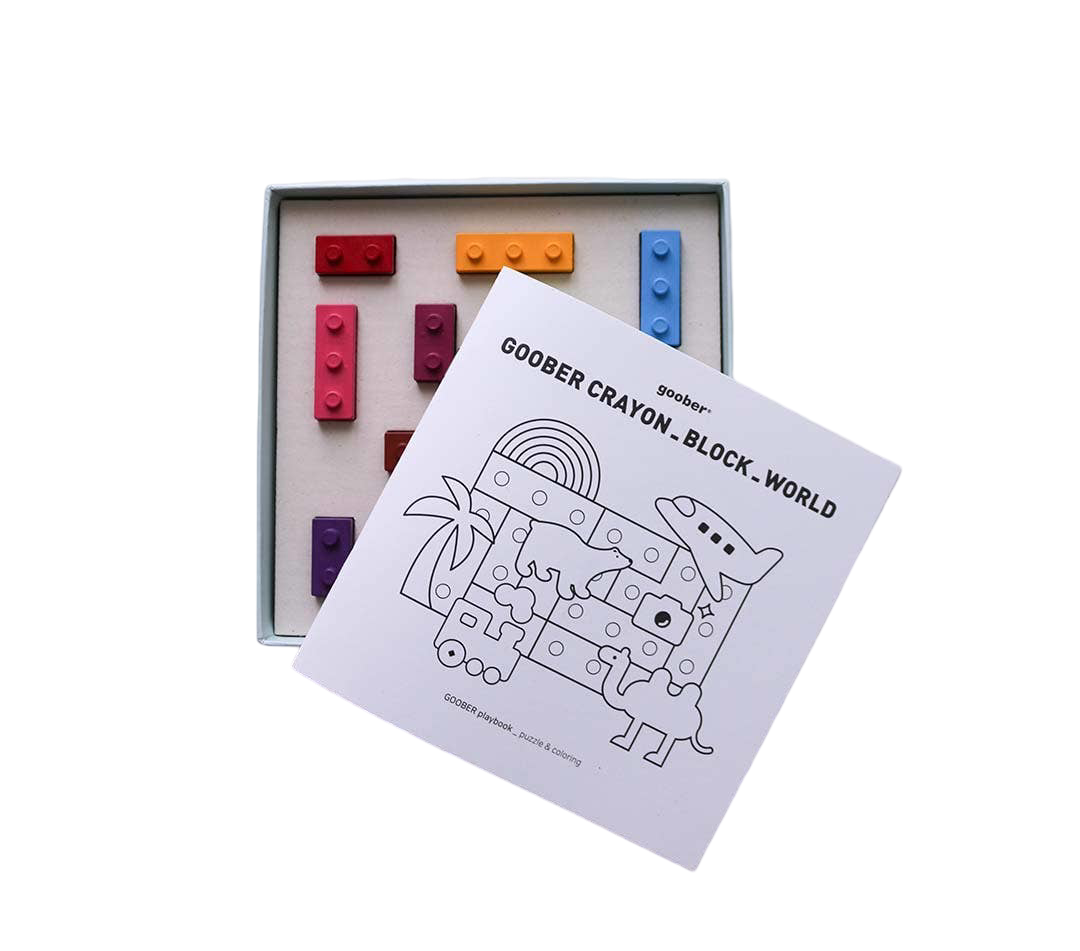 Block Crayons & Coloring Book Set