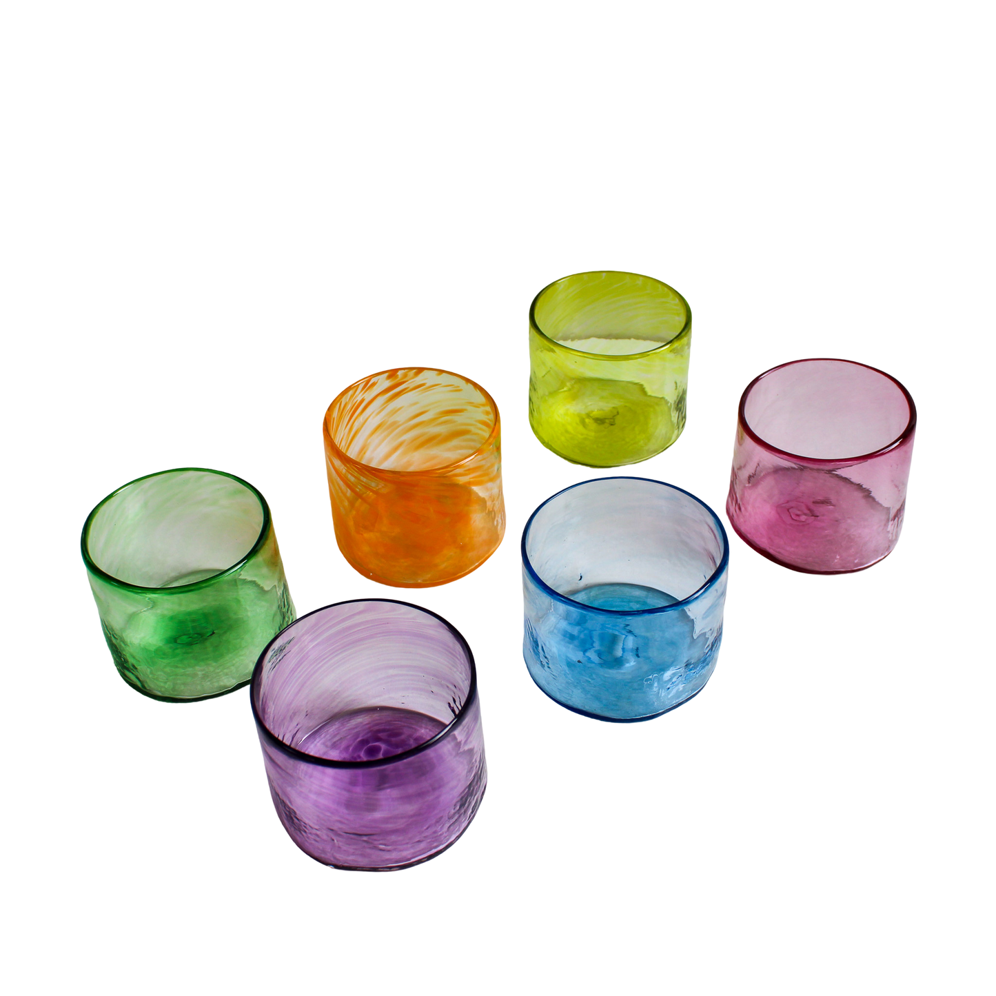 Rainbow Paradise Short Tumblers - Set of 6