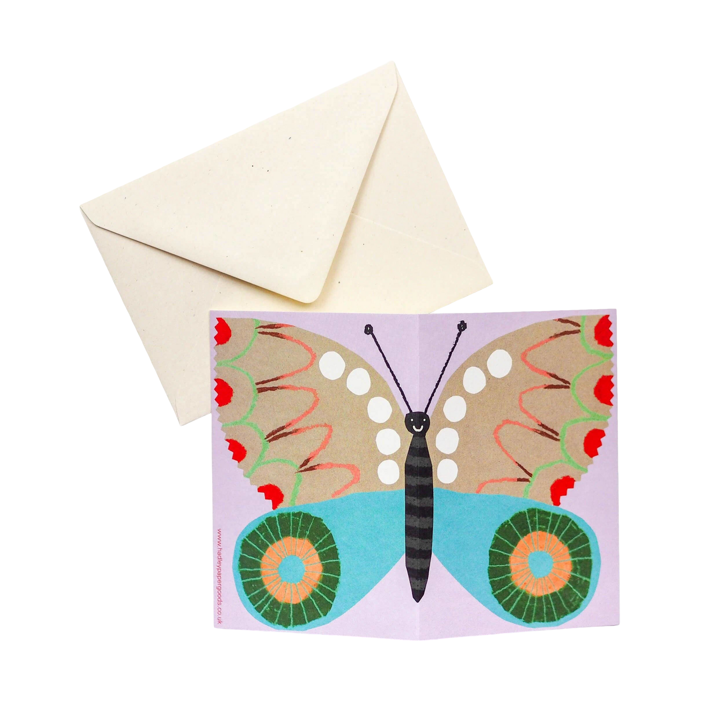 Purple Butterfly Card