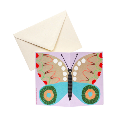 Purple Butterfly Card