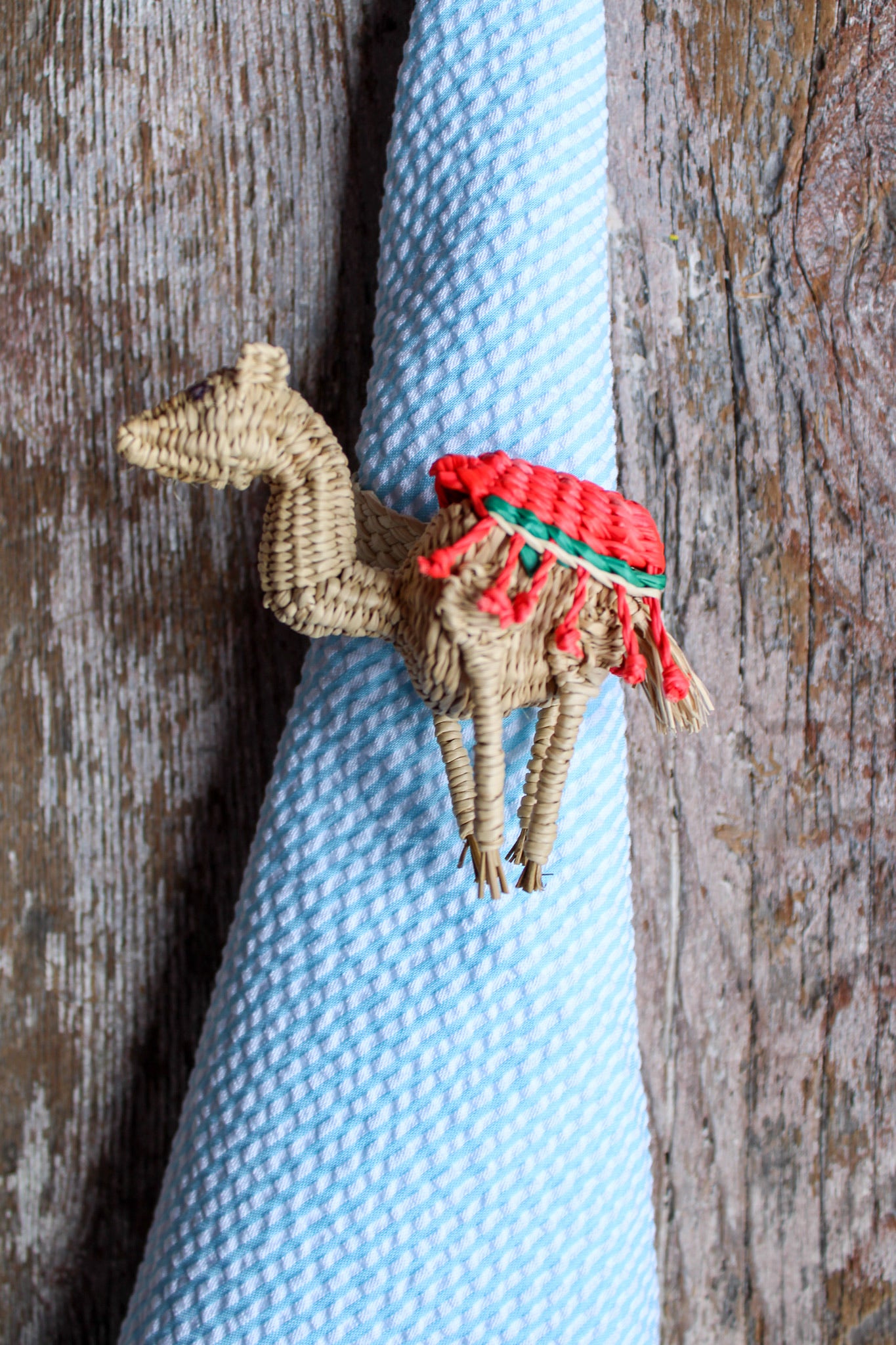 Woven Napkin Ring - Camel