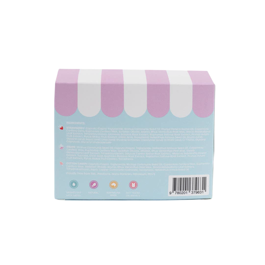 Natural Lip Gloss - Set of 3