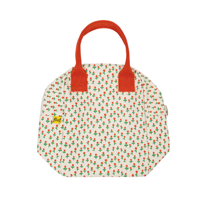 Zipper Lunch Bag - Tiny Roses