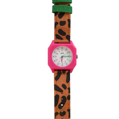 Mini Kyomo x Taxi Brousse Watch - Leopard