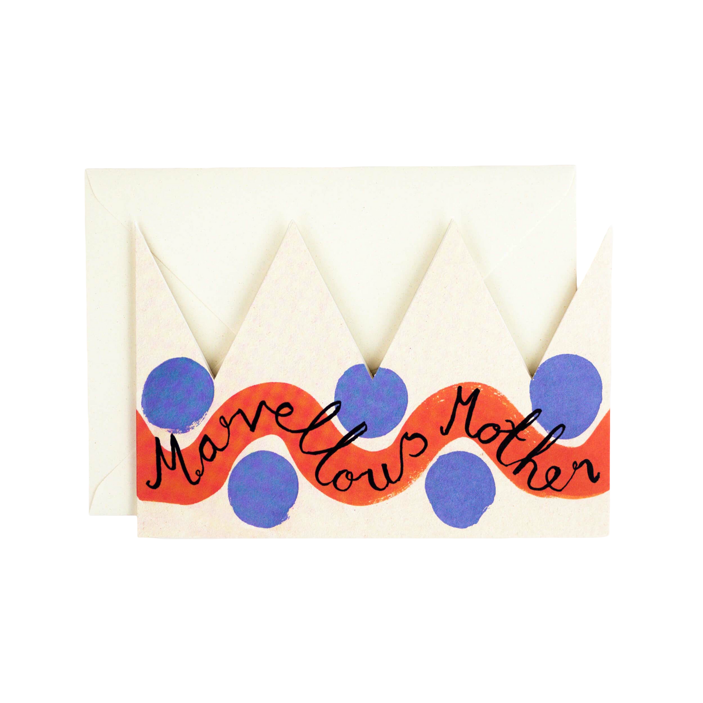 Marvellous Mother Party Hat Card