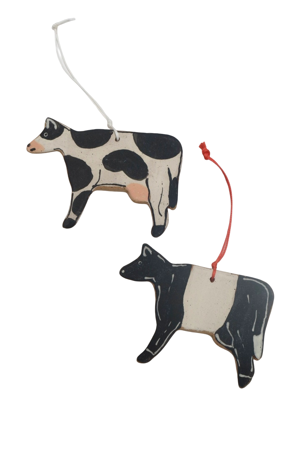 Ceramic Cow Ornament