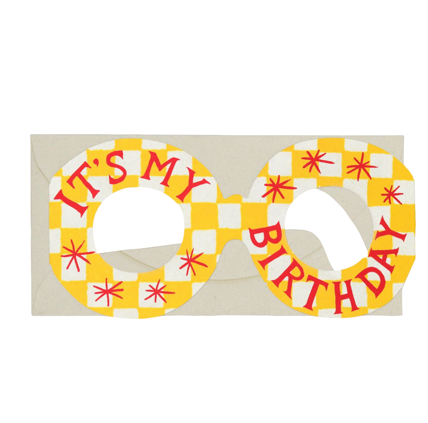 It's My Birthday Glasses Card