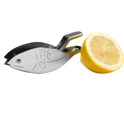 Steel Fish Lemon Squeezer