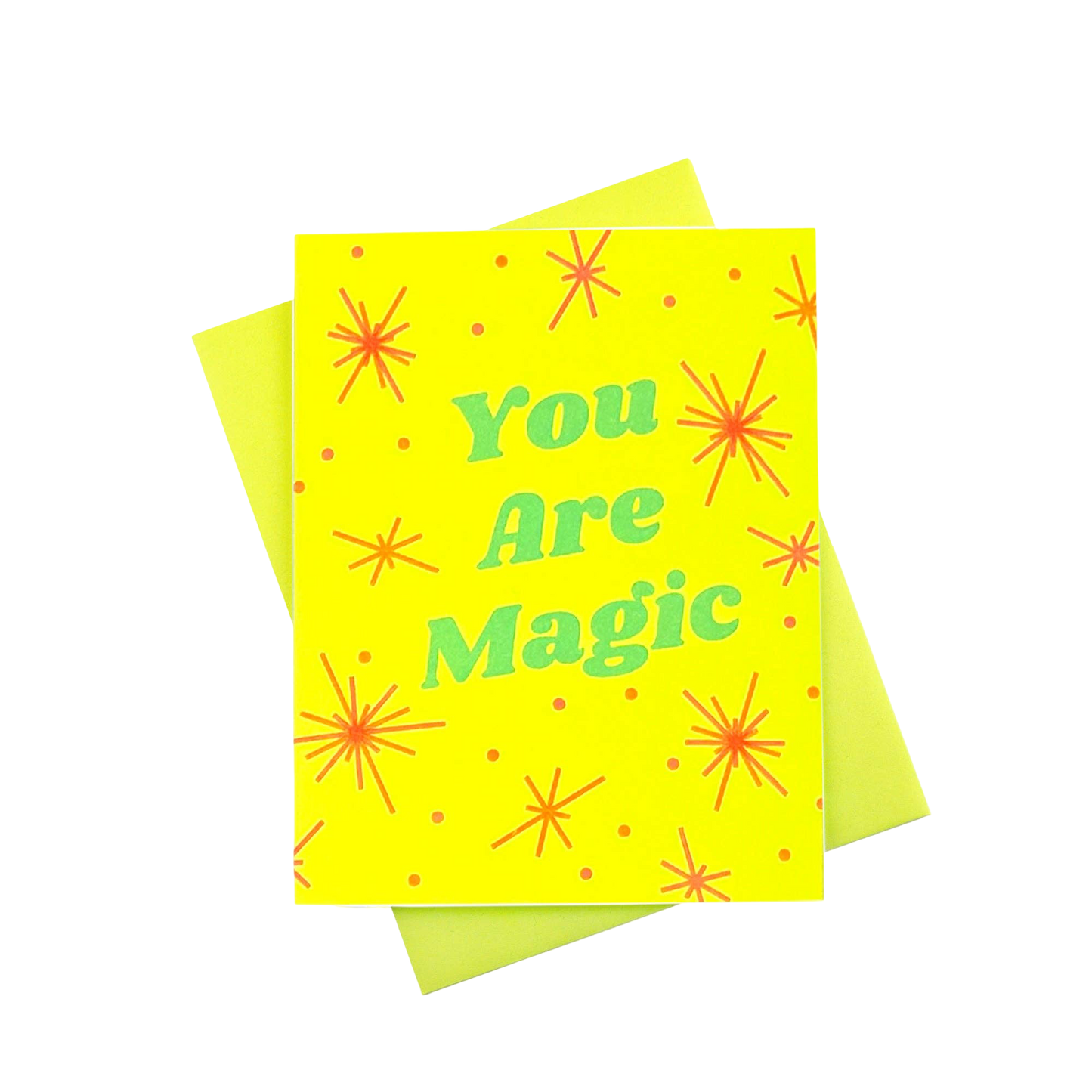 You Are Magic Risograph Card