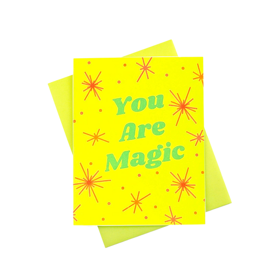 You Are Magic Risograph Card