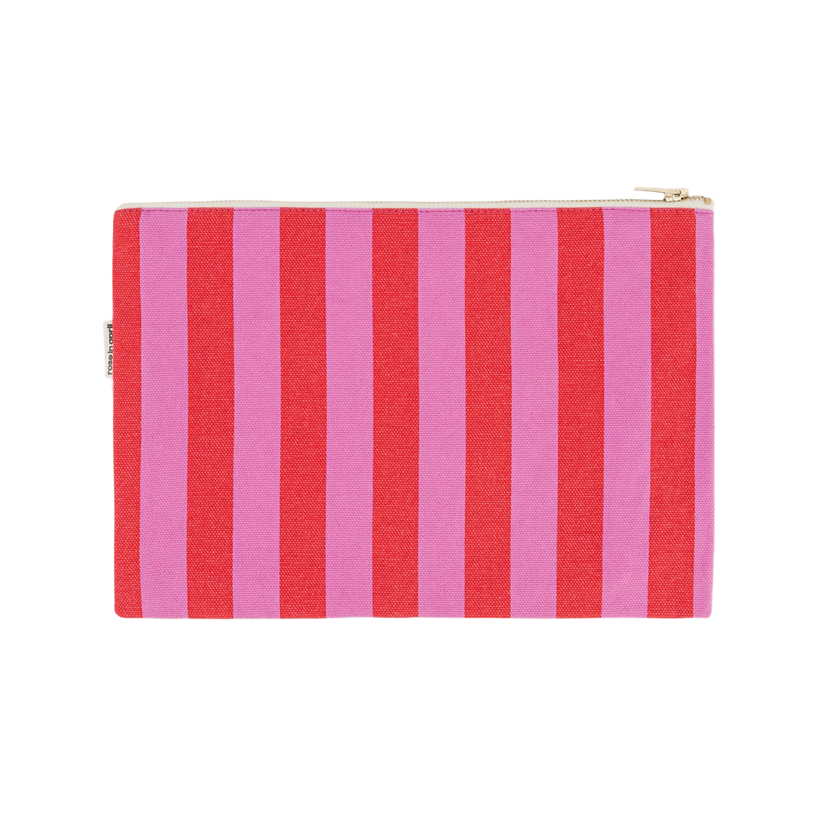 Large Zip Pouch - Stripes