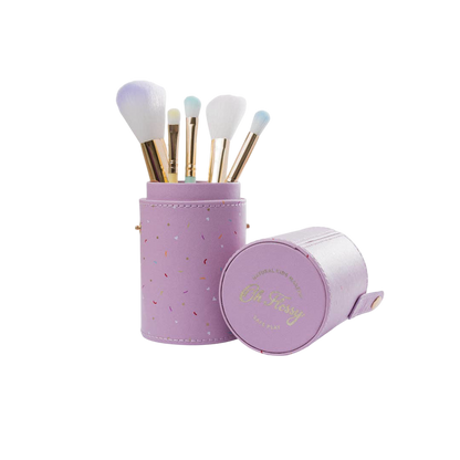 5-Piece Rainbow Makeup Brush Set