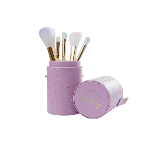 5-Piece Rainbow Makeup Brush Set