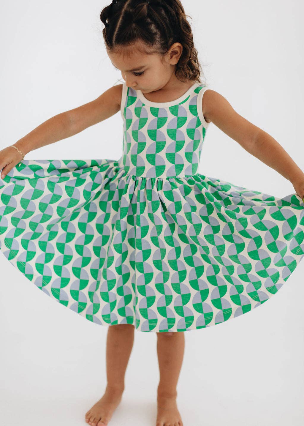 Sleeveless Twirl Dress - Retro Twirl