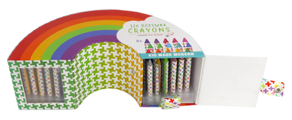 126 Rainbow Crayons Set