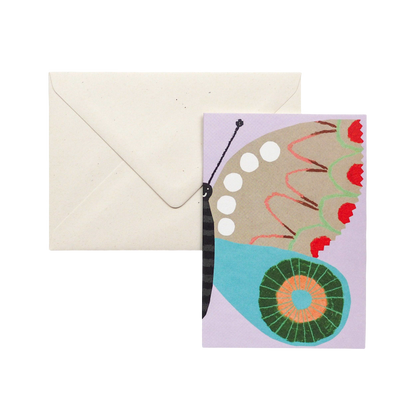 Purple Butterfly Card