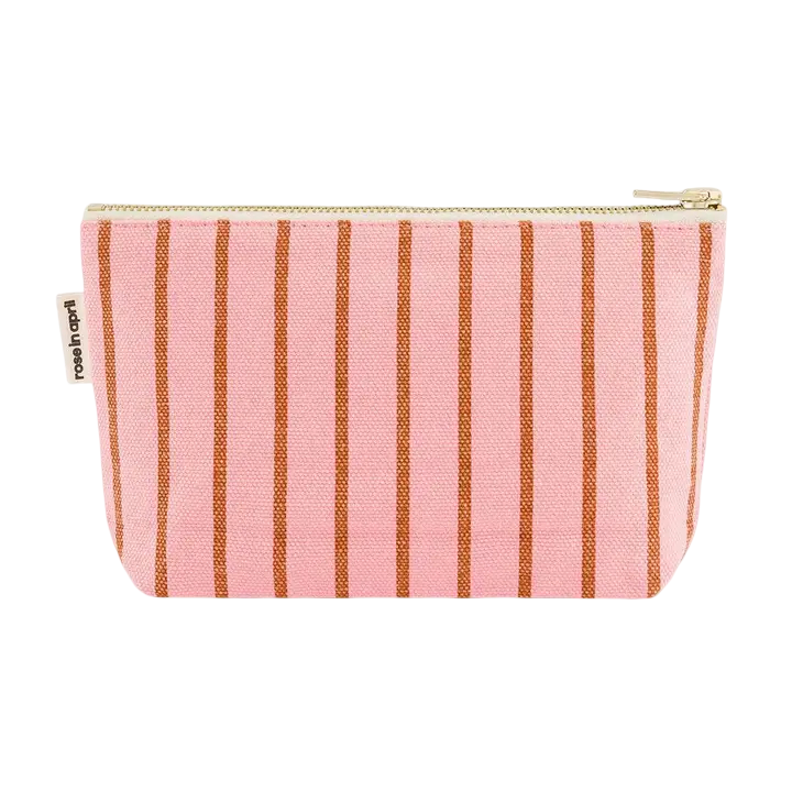 Small Cosmetic Pouch - Tennis Stripe