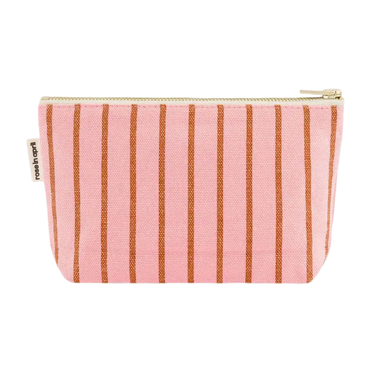 Small Cosmetic Pouch - Tennis Stripe