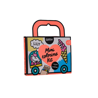 Mini Coloring Book Kit - Unicorn