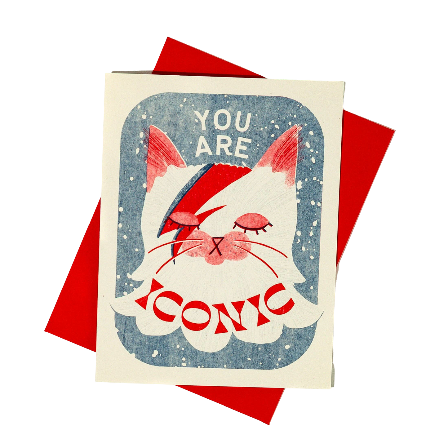 You Are Iconic Risograph Card
