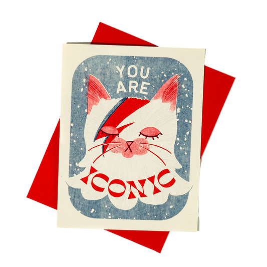 You Are Iconic Risograph Card