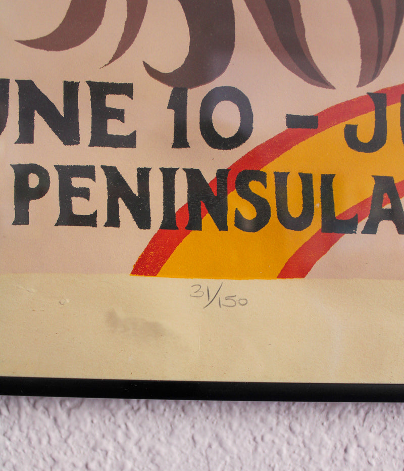 American Carousel Art Exhibition Poster
