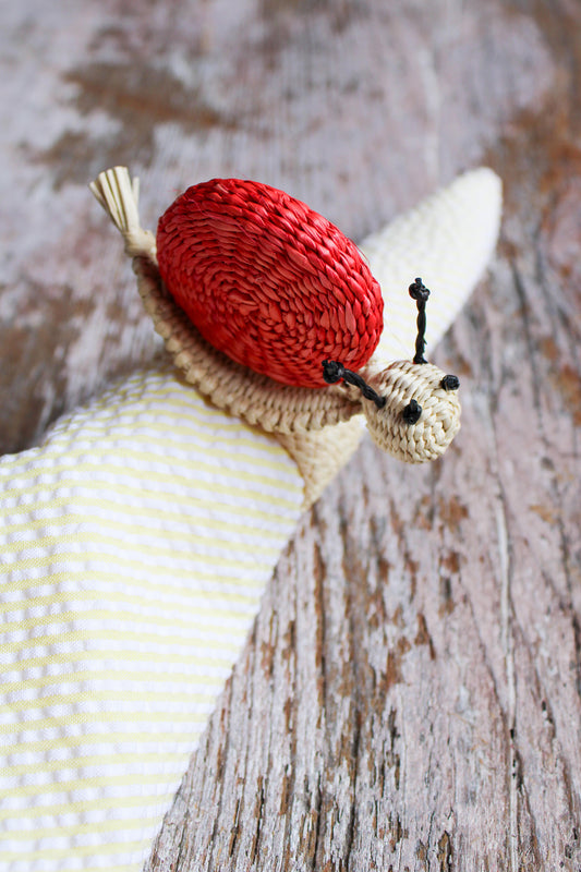 Woven Napkin Ring - Snail