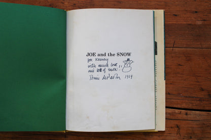 Joe and the Snow by Tomie dePaola (First Edition, 1968, Signed)