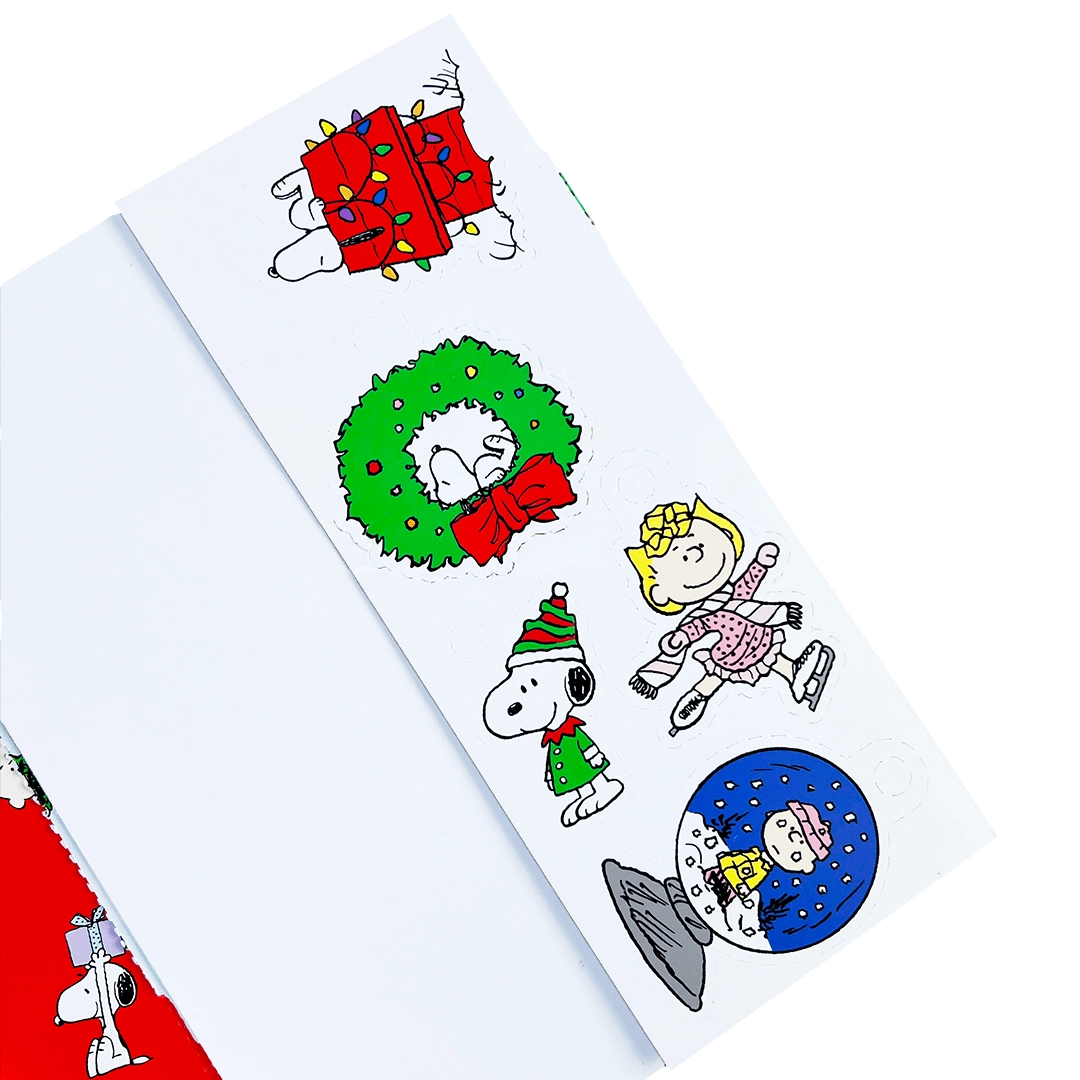 Peanuts Holiday Wrapping Paper Book
