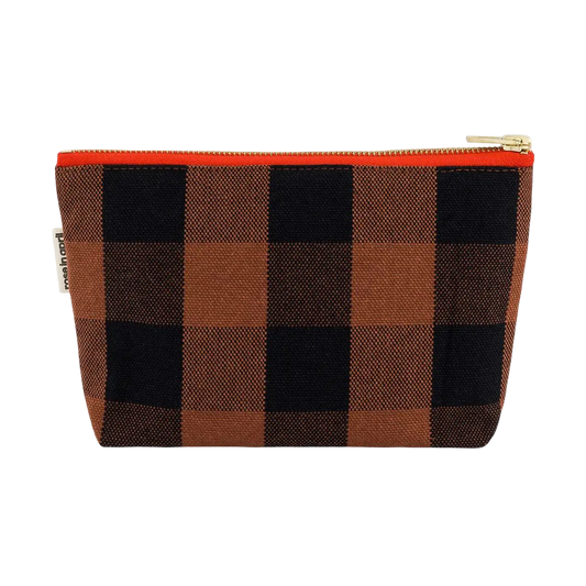 Small Cosmetic Pouch - Gingham