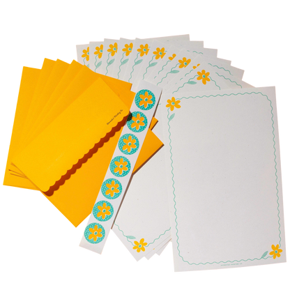 Letter Writing Set - Flower