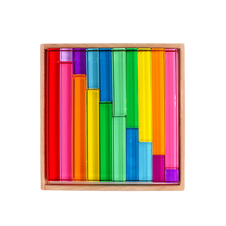 Rainbow Acrylic Blocks Set