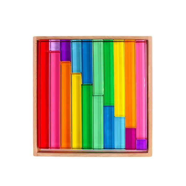 Rainbow Acrylic Blocks Set