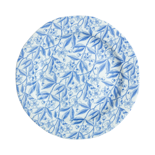 Blue Prunus Dinner Plate