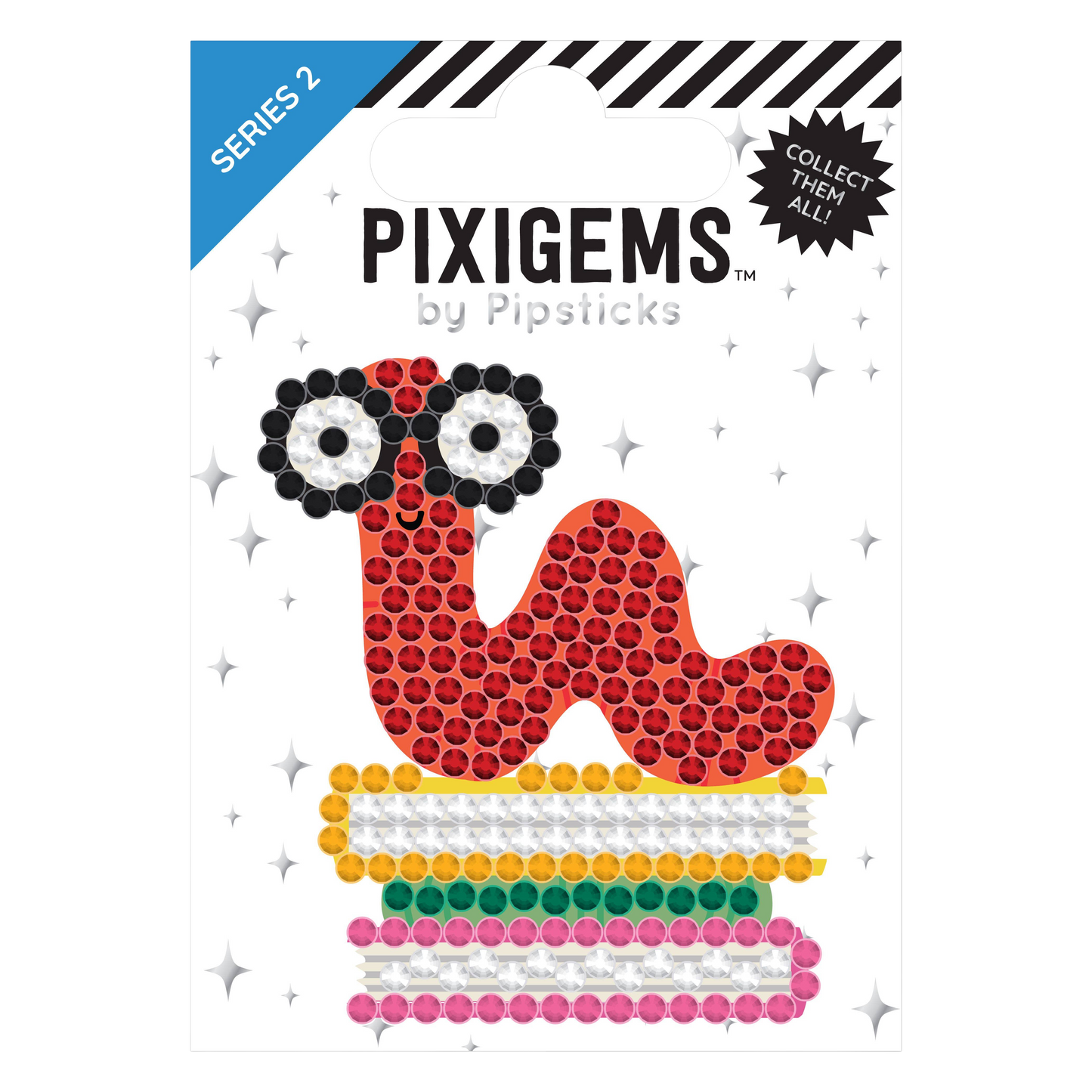 Benny Bookworm Pixigem Sticker