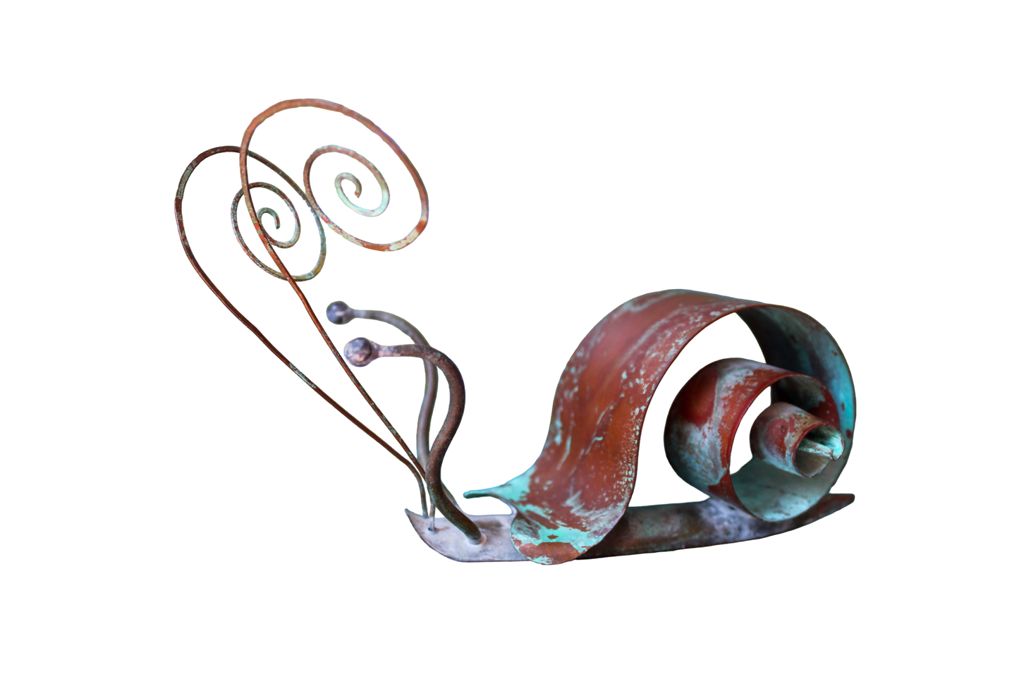 Mid-Century Copper Snail