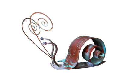 Mid-Century Copper Snail