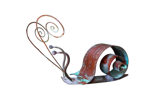 Mid-Century Copper Snail