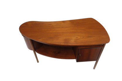 Mid Century Teak Writing Desk Designed by Kai Kristiansen