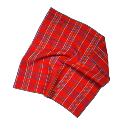 Red & Blue Plaid Napkins - Set of 4
