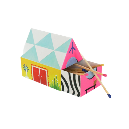 House Shaped Matchbook & Matches Set