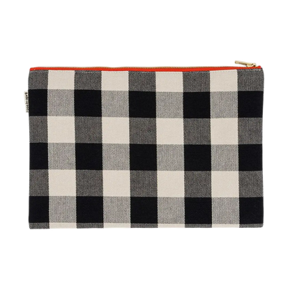 Large Zip Pouch - Gingham