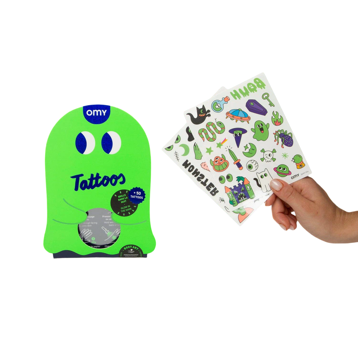 Temporary Tattoos - Glow in the Dark