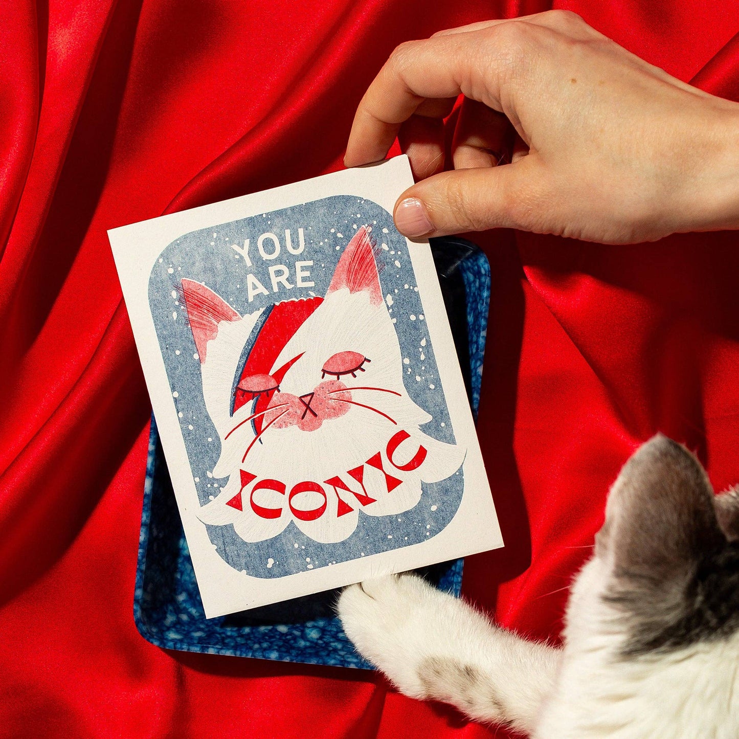You Are Iconic Risograph Card