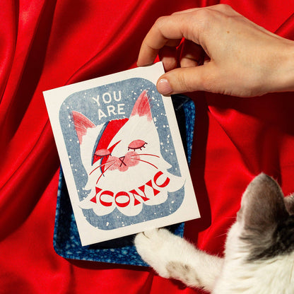 You Are Iconic Risograph Card