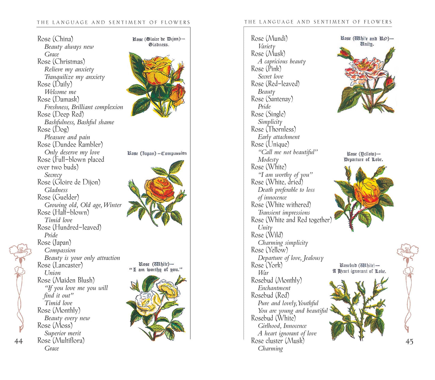 The Language and Sentiment of Flowers