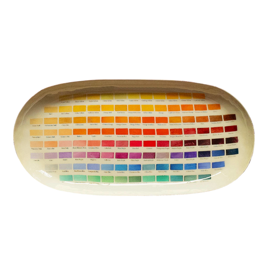 Oval Enamel Tray - Nomenclature of Colors