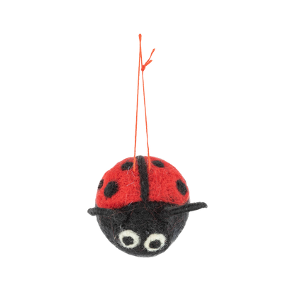 Felt Ladybug Ornament